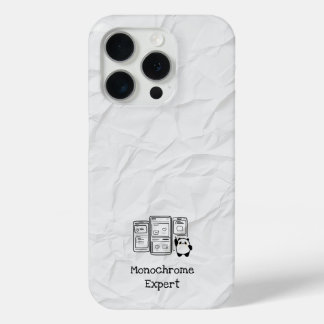 Monochrome Expert iPhone Case