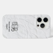 Monochrome Expert iPhone Case (Achterkant (horizontaal))