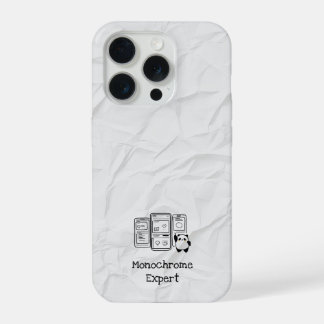 Monochrome Expert iPhone Case iPhone 15 Pro Case