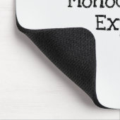 Monochrome Expert Mousepad voor UX-ontwerpers Muismat (Hoek)