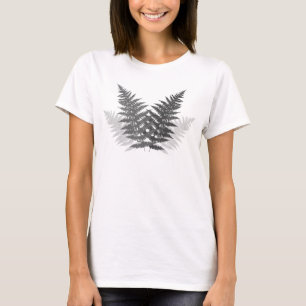Monochrome Ferns T-shirt