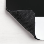 Monochrome Finland vlag Muismat (Hoek)