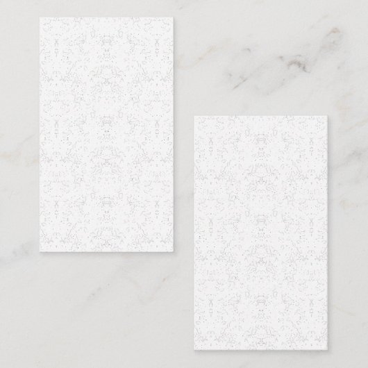 Monochrome Floral Pattern – Elegant Seamless Art Informatiekaartje (Voorkant / Achterkant)