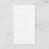 Monochrome Floral Pattern – Elegant Seamless Art Informatiekaartje (Voorkant)