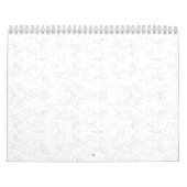 Monochrome Floral Pattern – Elegant Seamless Art Kalender (Hoes)