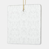 Monochrome Floral Pattern – Elegant Seamless Art Keramisch Ornament (Links)