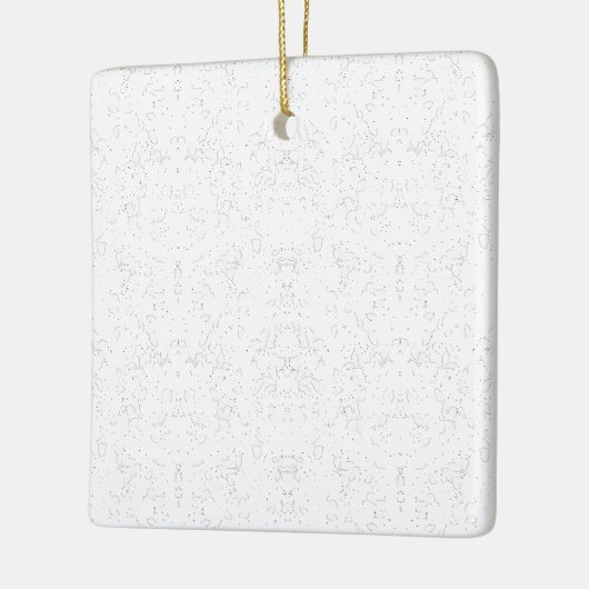 Monochrome Floral Pattern – Elegant Seamless Art Keramisch Ornament (Links)