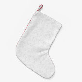 Monochrome Floral Pattern – Elegant Seamless Art Kleine Kerstsok (Voorkant (Hangend))