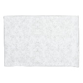 Monochrome Floral Pattern – Elegant Seamless Art Kussensloop (Voorkant)