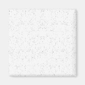 Monochrome Floral Pattern – Elegant Seamless Art Magneet (Voorkant)