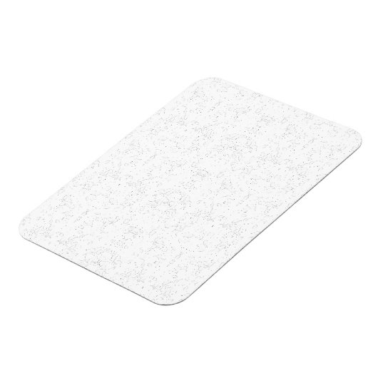 Monochrome Floral Pattern – Elegant Seamless Art Magneet (Linkerzijde)