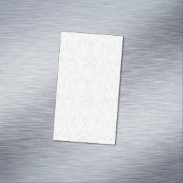 Monochrome Floral Pattern – Elegant Seamless Art Magnetisch Visitekaartje