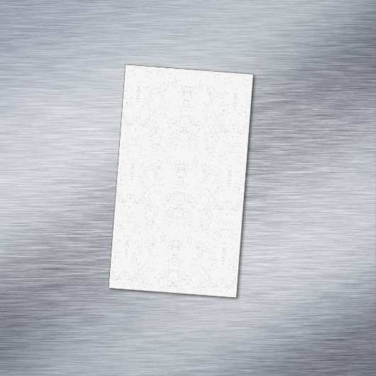 Monochrome Floral Pattern – Elegant Seamless Art Magnetisch Visitekaartje (Voorbeeld)
