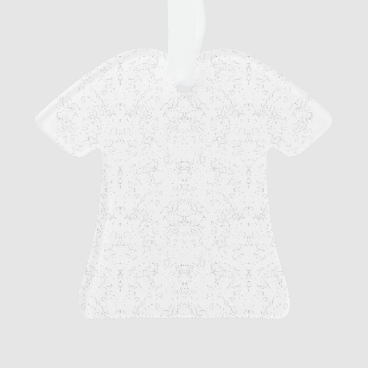 Monochrome Floral Pattern – Elegant Seamless Art Ornament (voorkant)