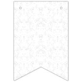 Monochrome Floral Pattern – Elegant Seamless Art Vlaggetjes (Eerste vlag)