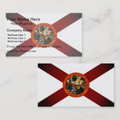 Monochrome Florida Flag Visitekaartje (Voorkant / Achterkant)