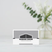 Monochrome Garagedeur Visitekaartje (Staand voorkant)