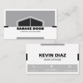Monochrome Garagedeur Visitekaartje (Voorkant / Achterkant)