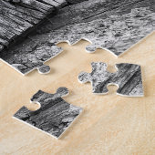 Monochrome geduilapideerde foto van Corral Gate Legpuzzel (Zijkant)