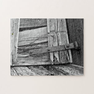 Monochrome geduilapideerde foto van Corral Gate Legpuzzel