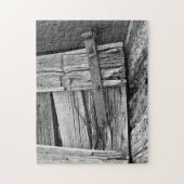 Monochrome geduilapideerde foto van Corral Gate Legpuzzel (Verticaal)