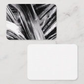 Monochrome geest: zwart-wit kunst visitekaartje (Voorkant / Achterkant)