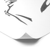 Monochrome geisha poster (Hoek)