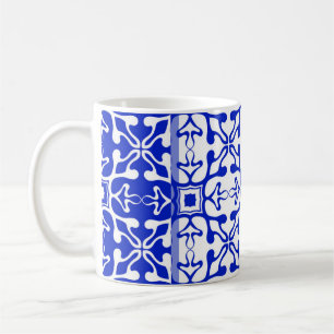 Monochrome gekleurd patroon. Abstract ornam Koffiemok