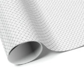 Monochrome Geometric Texture|Seamless Diamond Look Cadeaupapier (Rol Hoek)