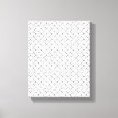 Monochrome Geometric Texture|Seamless Diamond Look Canvas Afdruk (Voorkant)