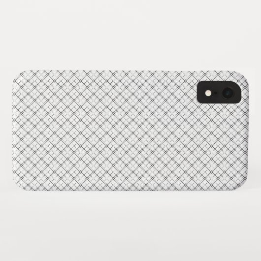 Monochrome Geometric Texture|Seamless Diamond Look Case-Mate iPhone Case (Achterkant (horizontaal))
