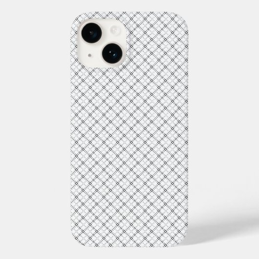 Monochrome Geometric Texture|Seamless Diamond Look Case-Mate iPhone Case (Achterkant)