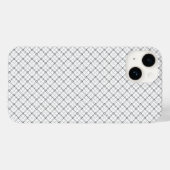 Monochrome Geometric Texture|Seamless Diamond Look Case-Mate iPhone Case (Achterkant (horizontaal))