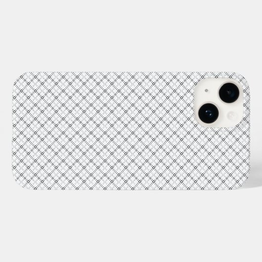 Monochrome Geometric Texture|Seamless Diamond Look Case-Mate iPhone Case (Achterkant (horizontaal))