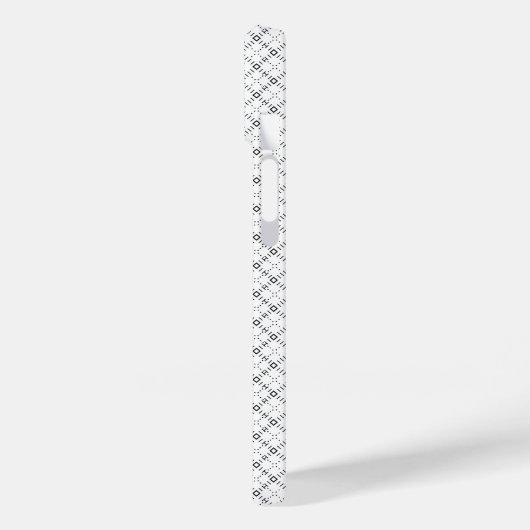 Monochrome Geometric Texture|Seamless Diamond Look Case-Mate iPhone Case (Achterkant / Links)