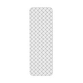 Monochrome Geometric Texture|Seamless Diamond Look Etiket (Voorkant)