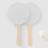 Monochrome Geometric Texture|Seamless Diamond Look Handwaaier (Voorkant en achterkant)