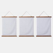 Monochrome Geometric Texture|Seamless Diamond Look Hangend Wandkleed (Driedubbel)