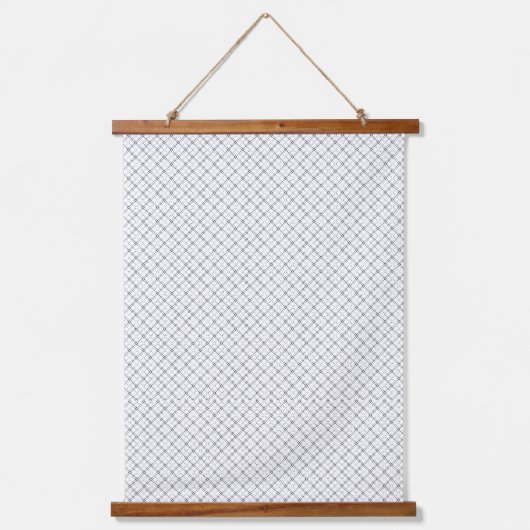 Monochrome Geometric Texture|Seamless Diamond Look Hangend Wandkleed (Voorkant 2)