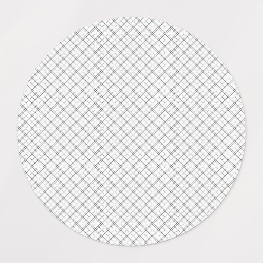 Monochrome Geometric Texture|Seamless Diamond Look Labels (Design 1)