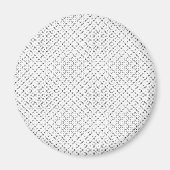 Monochrome Geometric Texture|Seamless Diamond Look Magneet (Voorkant)