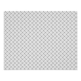Monochrome Geometric Texture|Seamless Diamond Look Perfect Poster
