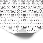 Monochrome Geometric Texture|Seamless Diamond Look Perfect Poster (Hoek)