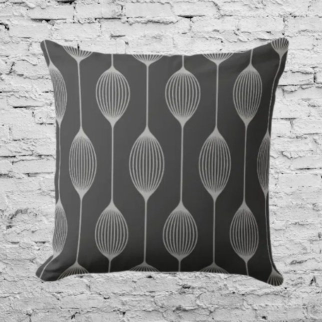 Monochrome Geometrie – Abstract Patroon Kussen (Creator heeft geüpload)