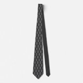 Monochrome Geometrie – Abstracte Patroon Heren Das (Voorkant)