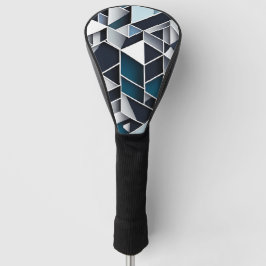 Monochrome geometrie golfheadcover