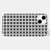 Monochrome Geometrie Stroom Zwart & Wit Abstract Case-Mate iPhone Case (Achterkant (horizontaal))