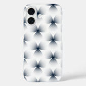 Monochrome geometrische illusiegradiënt Case-Mate iPhone case (Achterkant)