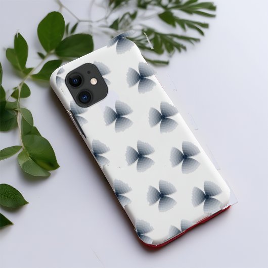 Monochrome geometrische illusiegradiënt Case-Mate iPhone case