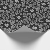 Monochrome geometrische stijl cadeaupapier (Hoek)
